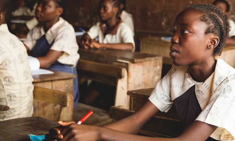 african school girl